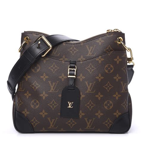 louis vuitton black monogram odeon pm|louis vuitton odeon bag.